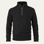 Mitchell | Half Zip Fleece Lined Knit Jumper