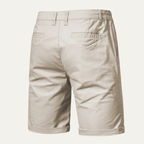 Garrett | Men's Solid Colour Cotton Casual Chino Shorts