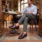 Niall | Men's Leather Tassel Loafers