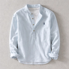 Kyoto™ | Linen Henley Shirt