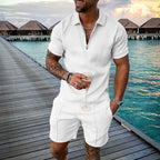 William | Men's Summer Set with Polo Shirt & Shorts