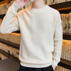 Murphy | Men's Comfortable Ribbed Hem Knit Jumper