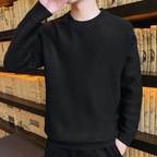 Murphy | Men's Comfortable Ribbed Hem Knit Jumper