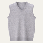 Moses | Men's Classic V Neck Knit Gilet