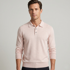 Milton | Merino Wool Knit Smart Casual Polo Jumper