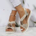 Women's Casual Sandals with Arch Support and Adjustable Straps
