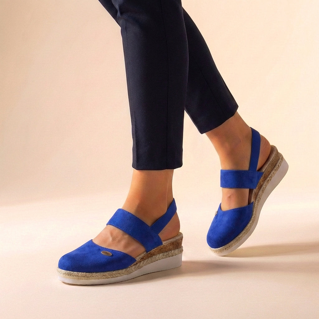 Women’s Orthopedic Comfort-Fit Espadrille Platform Sandals