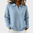 Aneeka - Elegant Long Sleeve Knitted Sweater