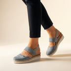 Women’s Orthopedic Comfort-Fit Espadrille Platform Sandals