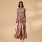 Women's High-Waisted Cocktail Dress with Flattering Fit