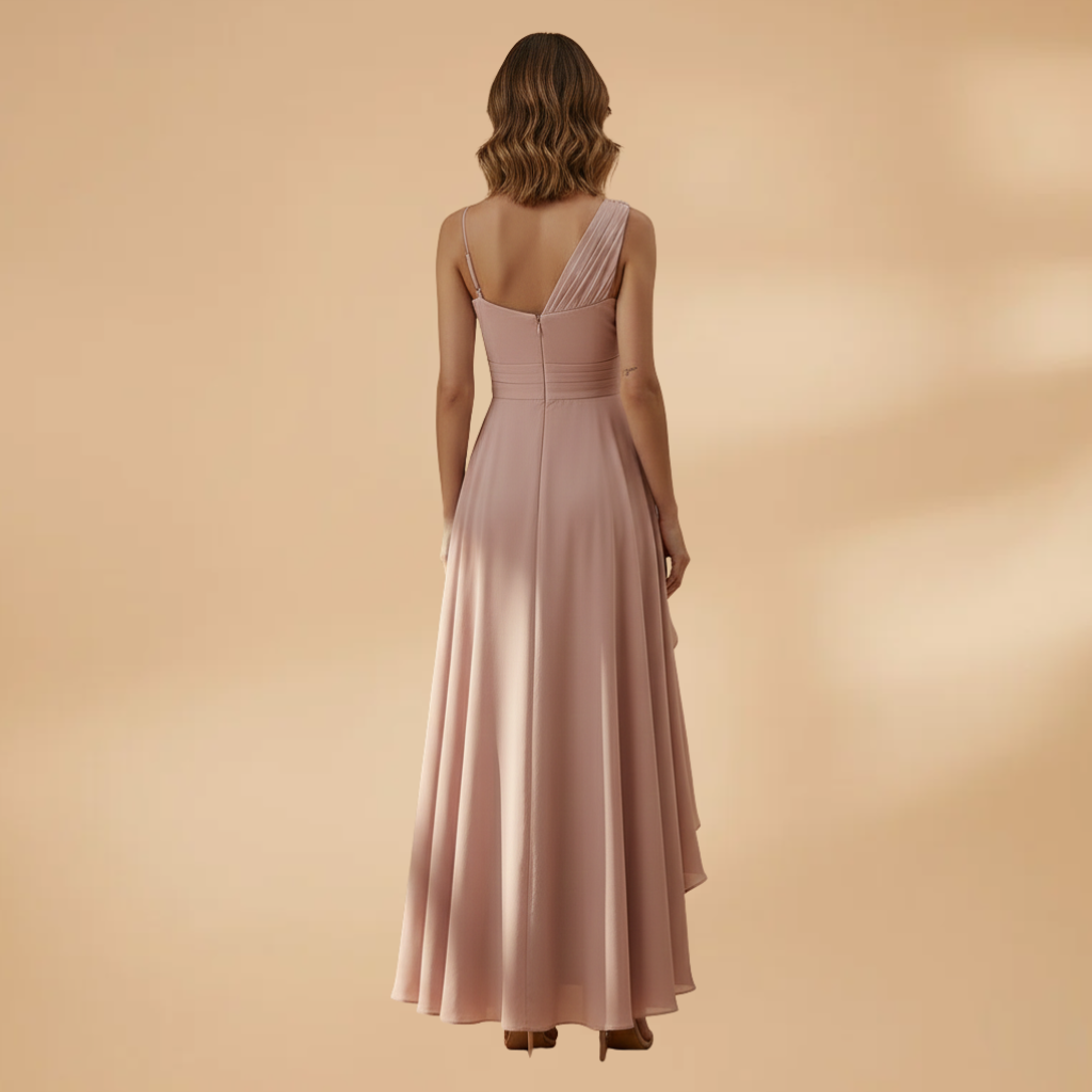 Women's High-Waisted Cocktail Dress with Flattering Fit