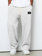 Daved - Casual Waffle Knitted Drawstring Pants