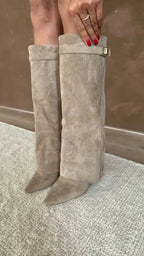 Veloura Women’s Elegant Tall Boots with Refined Silhouette and All-Day Comfort