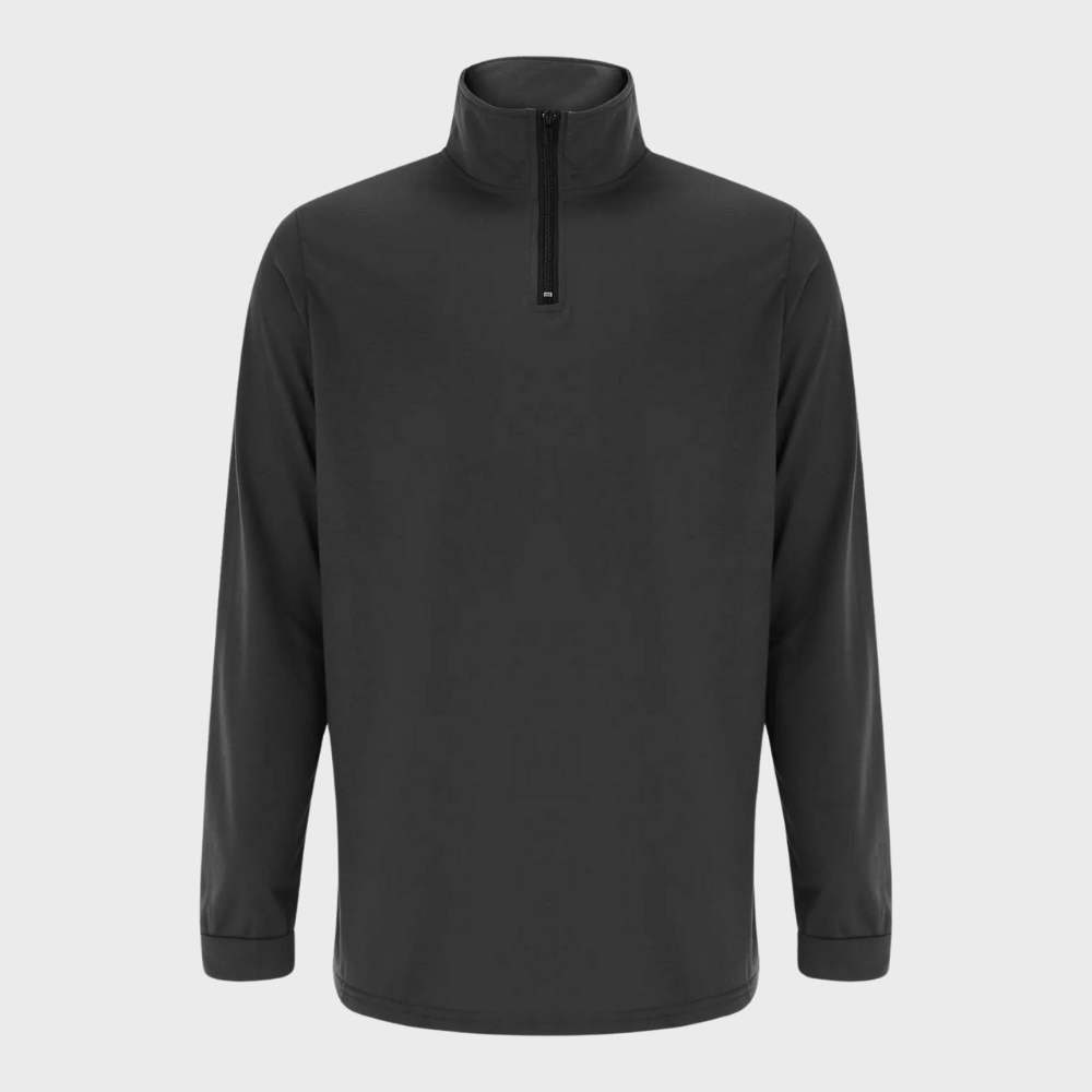 Men’s Quarter Zip Sweater with Stand Collar