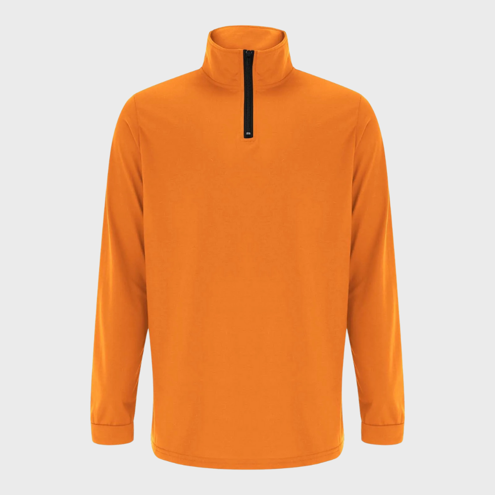 Men’s Quarter Zip Sweater with Stand Collar