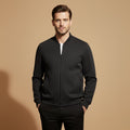 Men’s Bomber Jacket Outerwear with Front Zip Fastening and Multiple Side Pockets