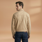 Men’s Bomber Jacket with Zip Front Closure and Chest Pocket