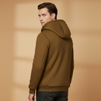 Men’s Hooded Winter Jacket with Adjustable Hood