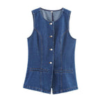 Harper | Denim Waistcoat