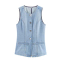 Harper | Denim Waistcoat
