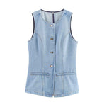Harper | Denim Waistcoat