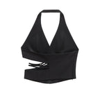 Dulcie | Cut-Out Buckle Detail Halter Top