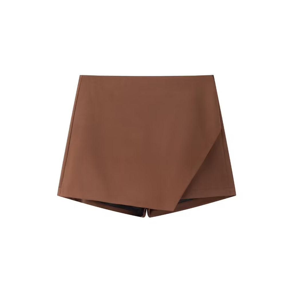 Amber | Asymmetric Wrap Mini Skirt