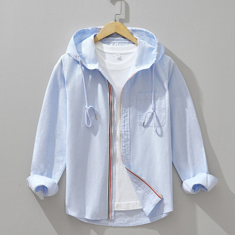 ASHER – LIGHTWEIGHT LINEN HOODIE