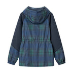 Rose | Hooded Plaid Light Jacket
