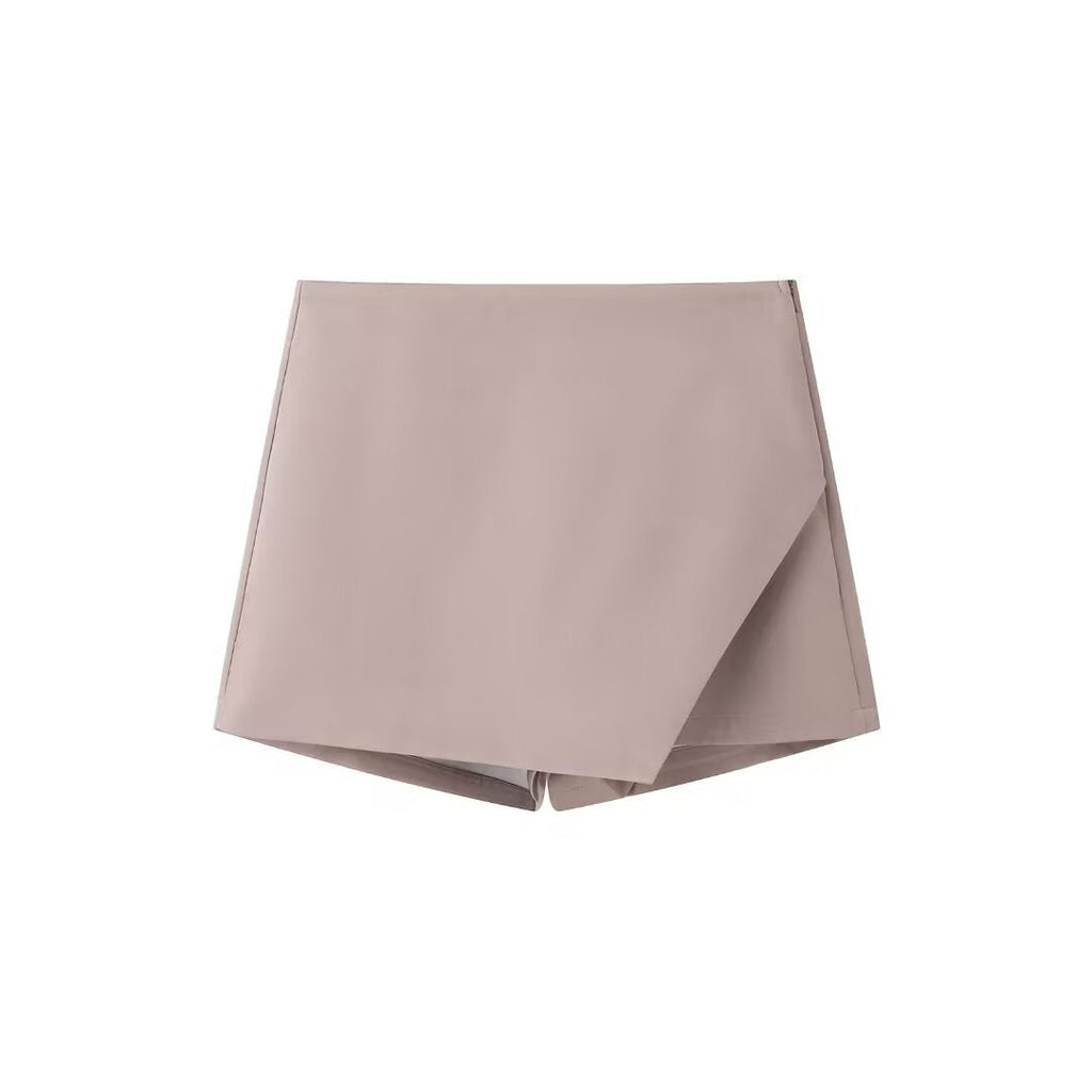 Amber | Asymmetric Wrap Mini Skirt