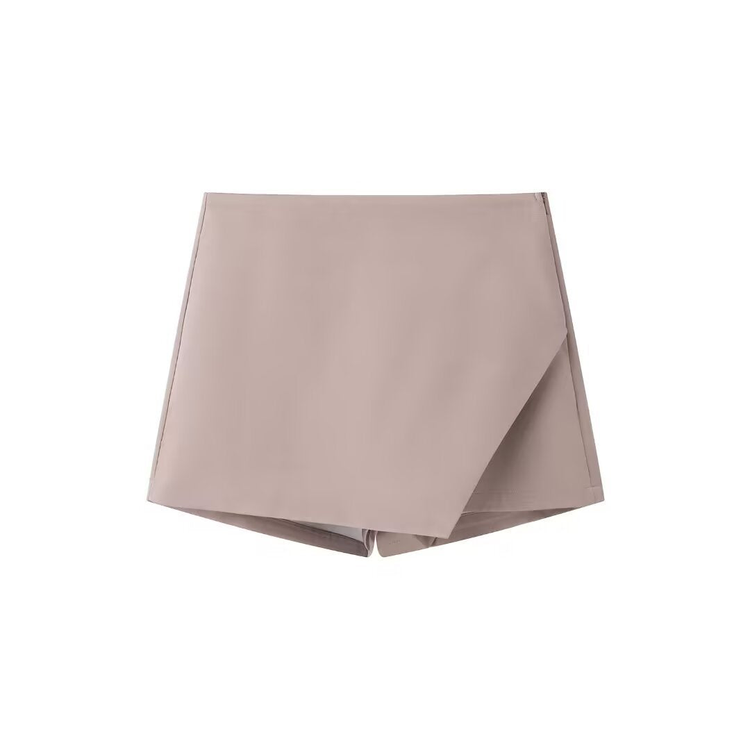 Amber | Asymmetric Wrap Mini Skirt