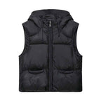Bella | Hooded Cropped Puffer Vest