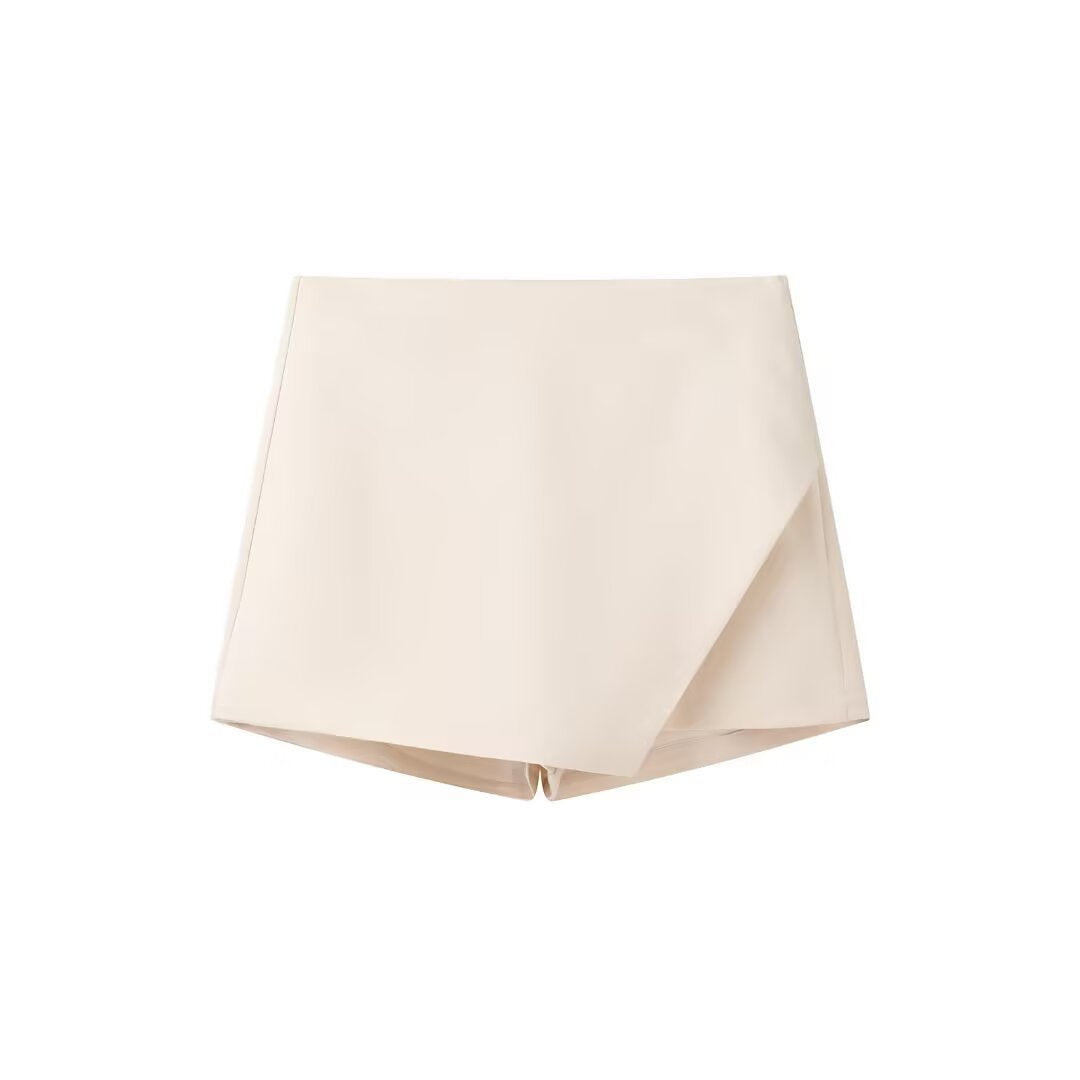 Amber | Asymmetric Wrap Mini Skirt