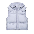 Bella | Hooded Cropped Puffer Vest