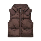Bella | Hooded Cropped Puffer Vest