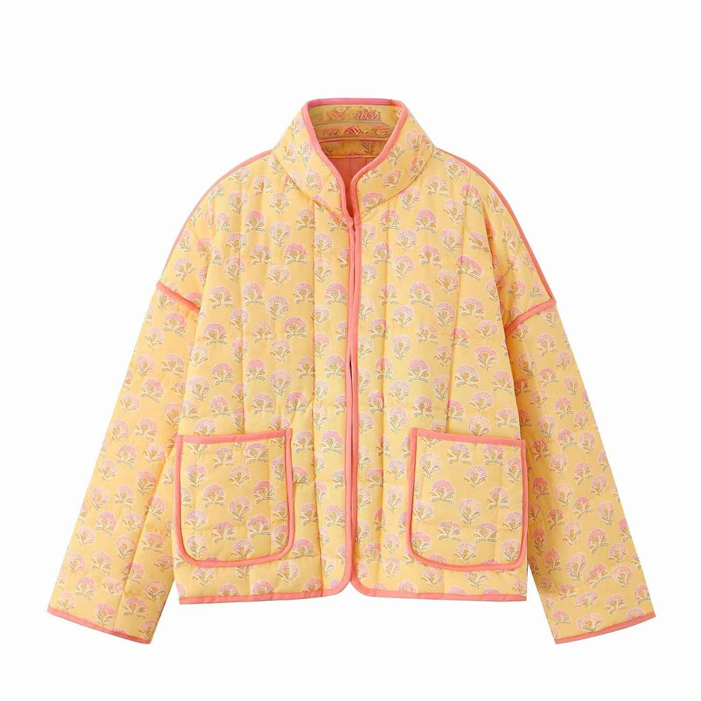 Summer | Reversible Floral Quilted Jacket