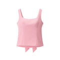 Cressida | Square Neck Bow Detail Fitted Top