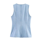 Harper | Denim Waistcoat