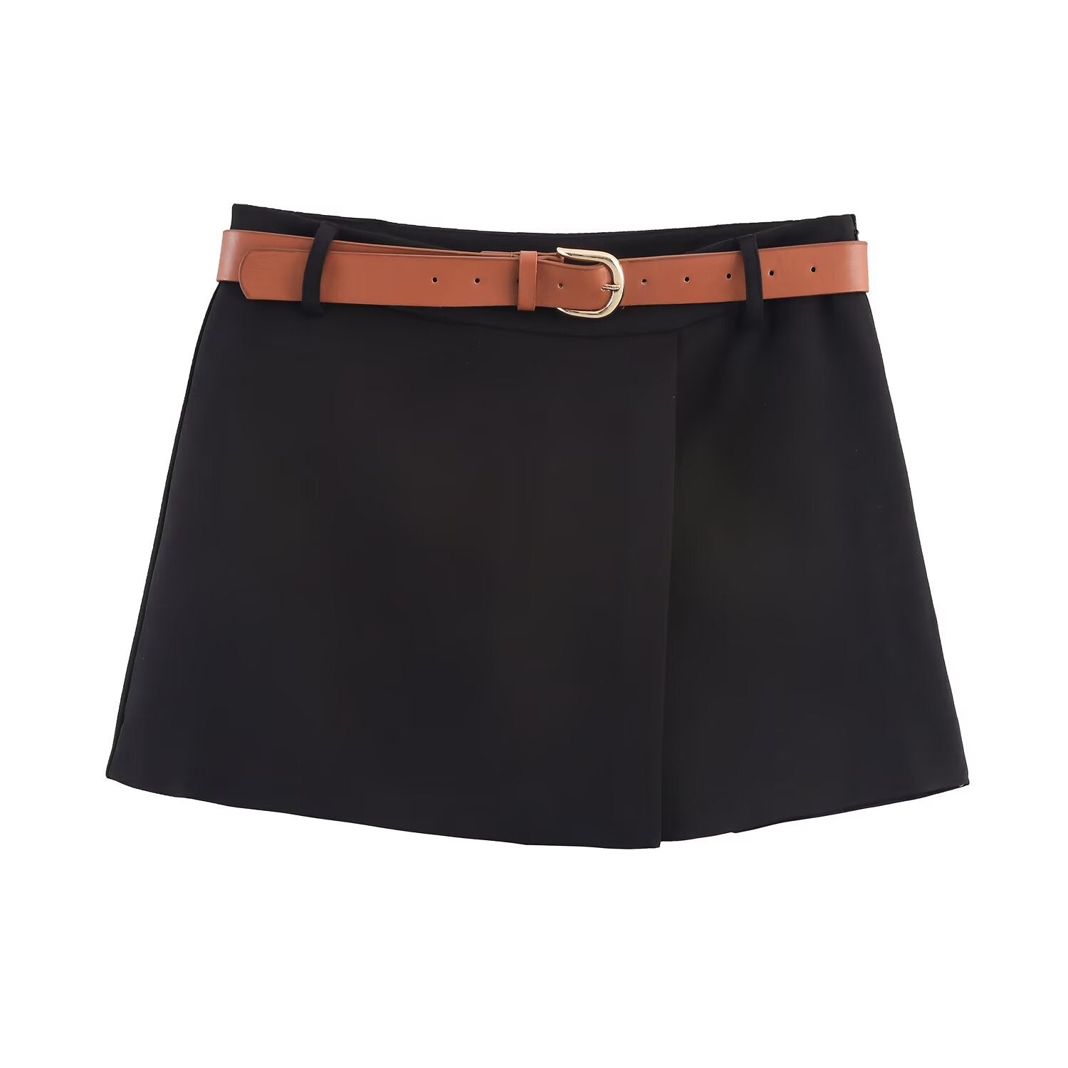 Gracie | Wrap-Front A-Line Tennis Skort with Integrated Shorts