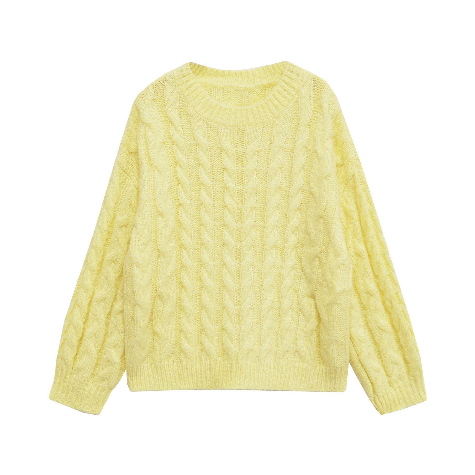 Amelie | Relaxed Cropped Cable Knit Top