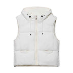 Bella | Hooded Cropped Puffer Vest