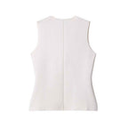 Bonnie | Deep V-Neck Ribbed Knit Vest