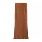 Pippa | Satin Maxi Slip Skirt