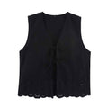 Eliza | Broderie Anglaise Tie-Front Top