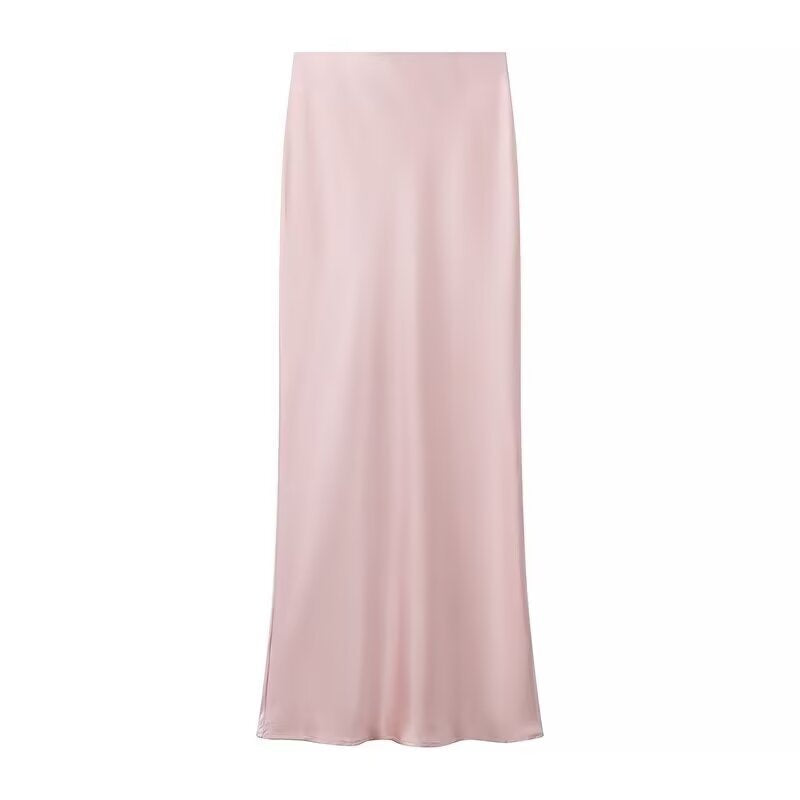 Pippa | Satin Maxi Slip Skirt