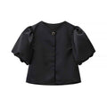 Tamara | Puff Sleeve Satin Blouse