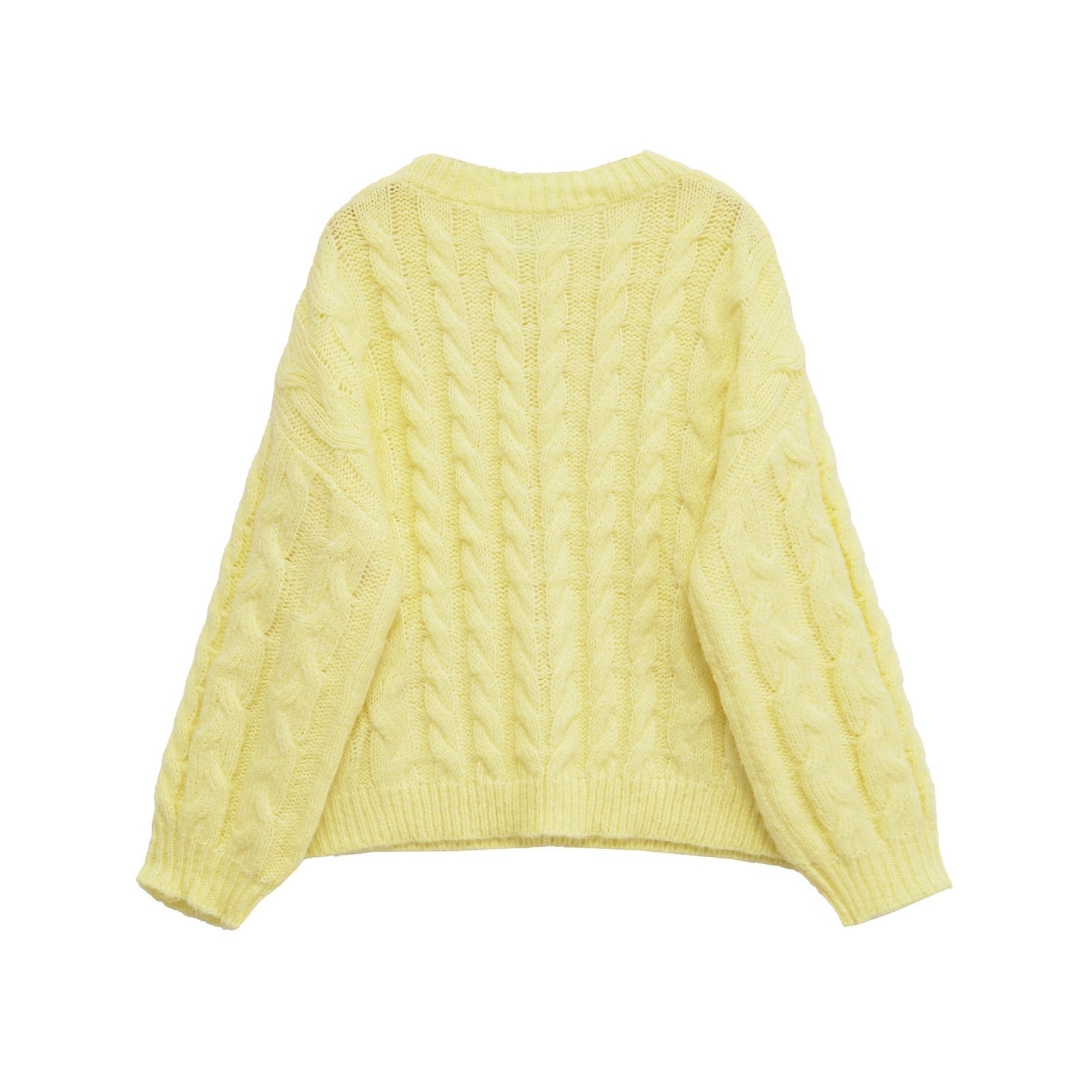 Amelie | Relaxed Cropped Cable Knit Top