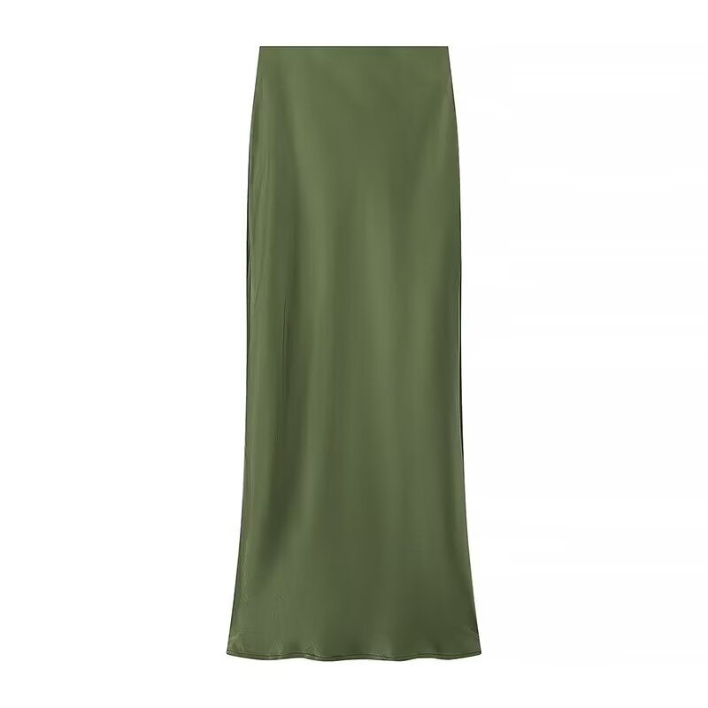 Pippa | Satin Maxi Slip Skirt