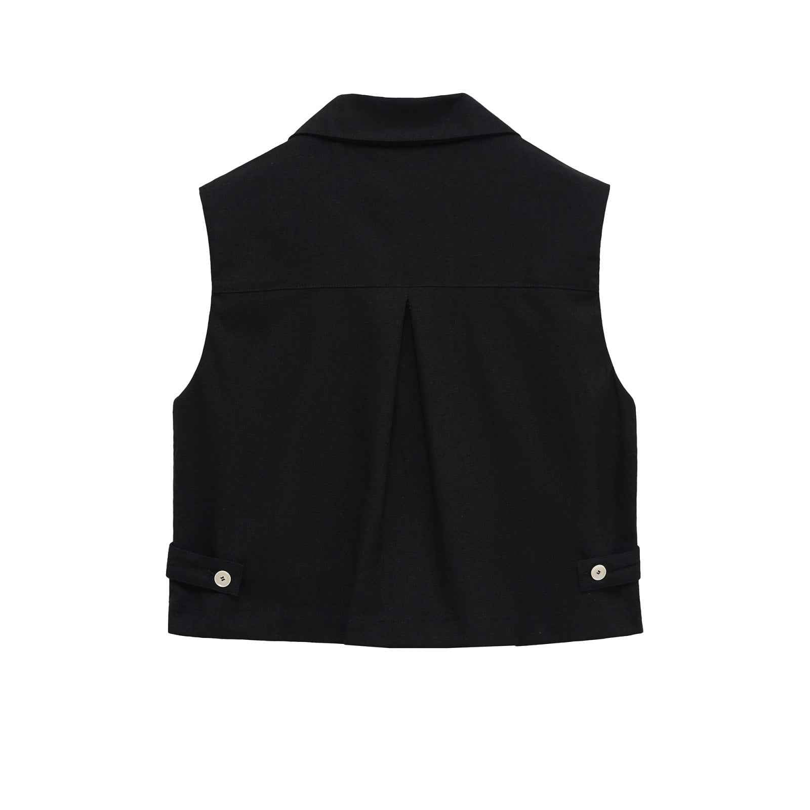 Lyla | Cropped Tailored Blazer Vest