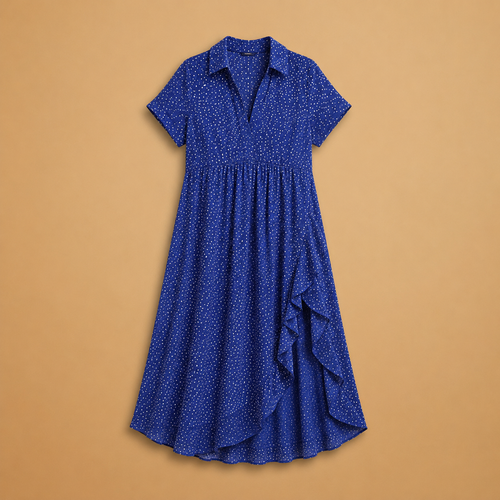 Dress | Shirt Collar | Polka Dot Pattern